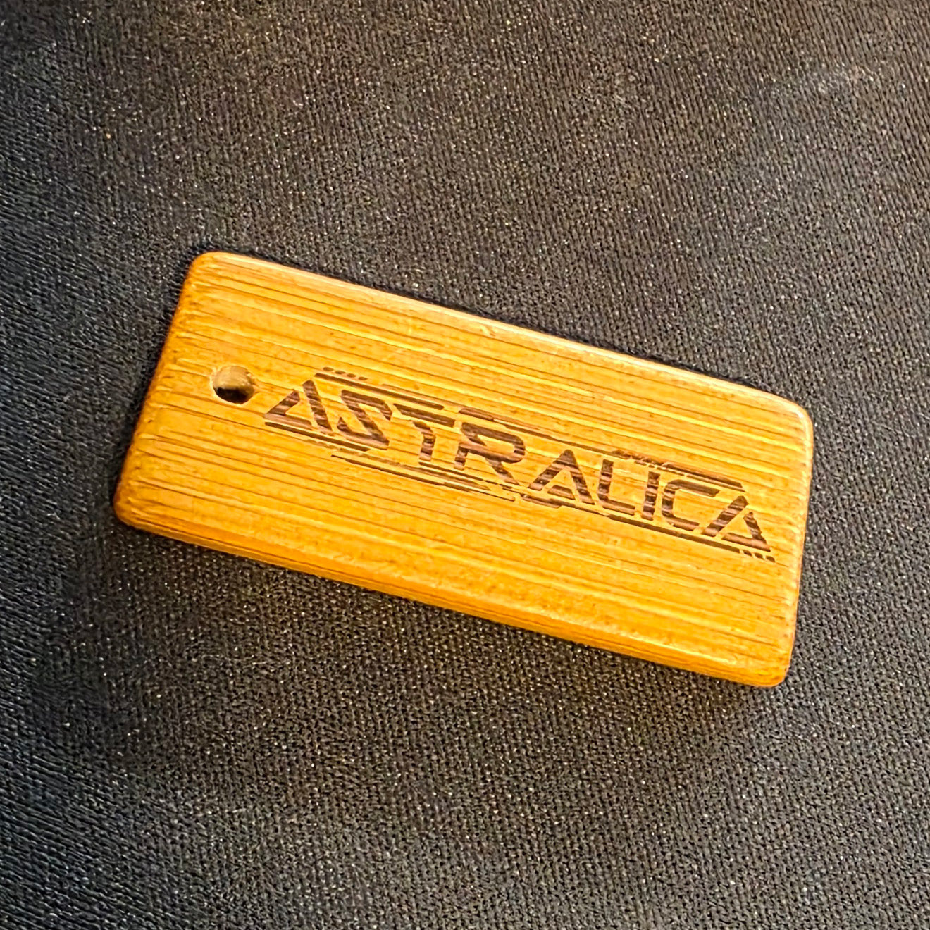 Bambus Anhänger mit N8Falter Gravur